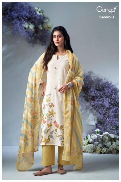 Ganga jorin 4662 Dress material suppliers in Kolkata